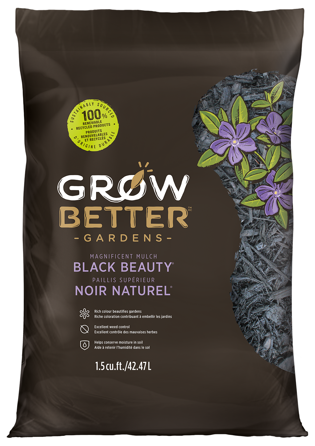 Black Beauty® Mulch (1.5 Cubic Feet)