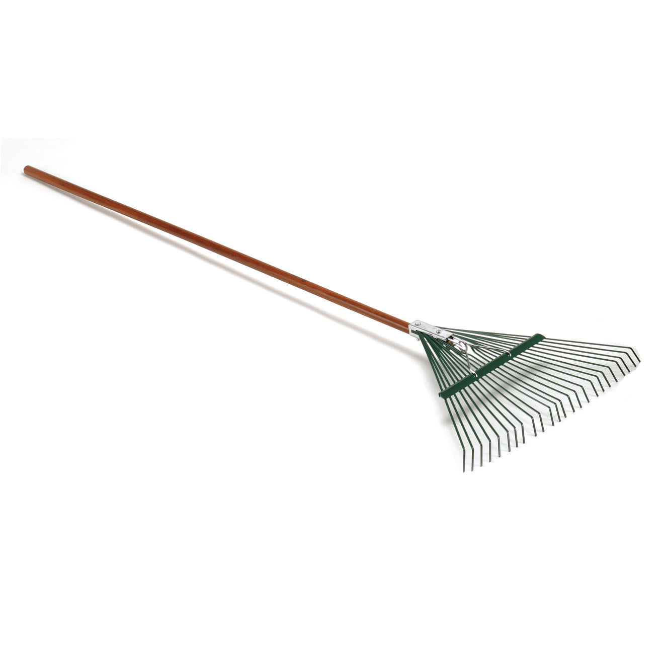 Wolverine® 24" Spring Steel Leaf Rake 54" Handle